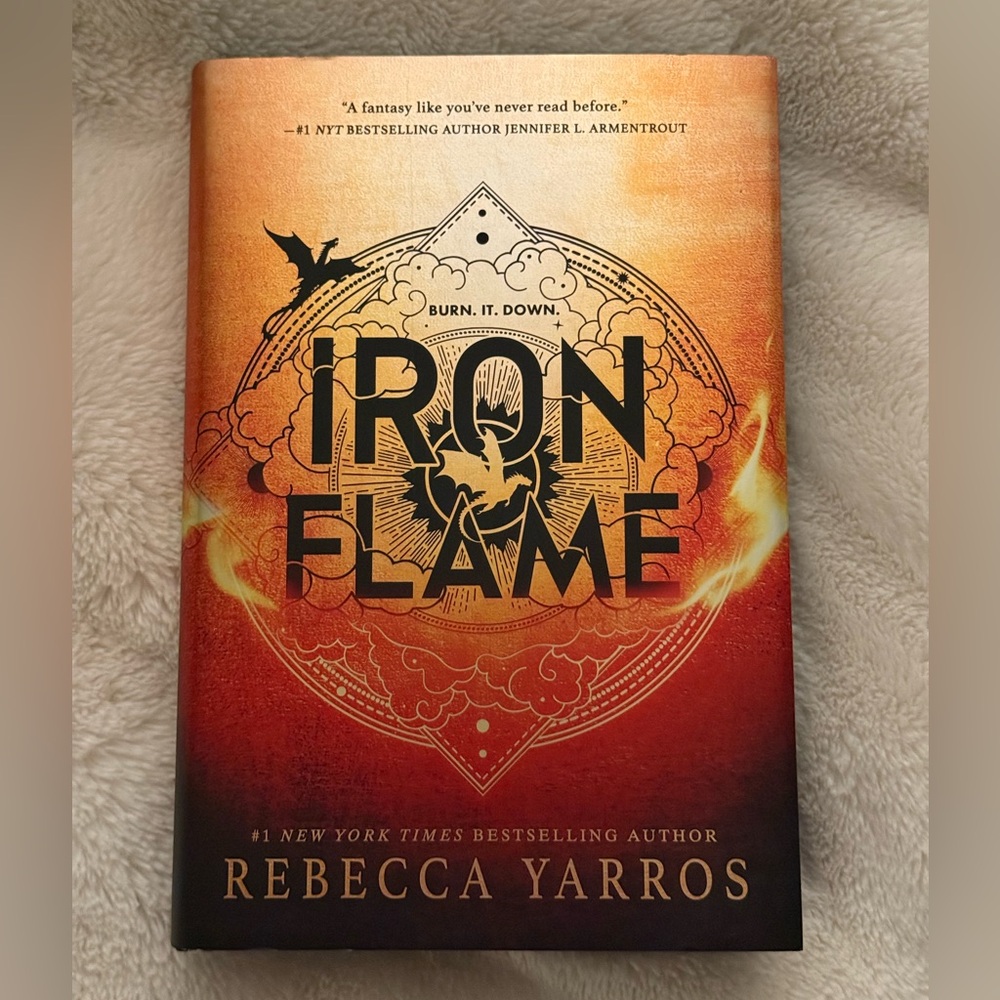 First Edition Iron Flame Book, by Rebecca Yarros